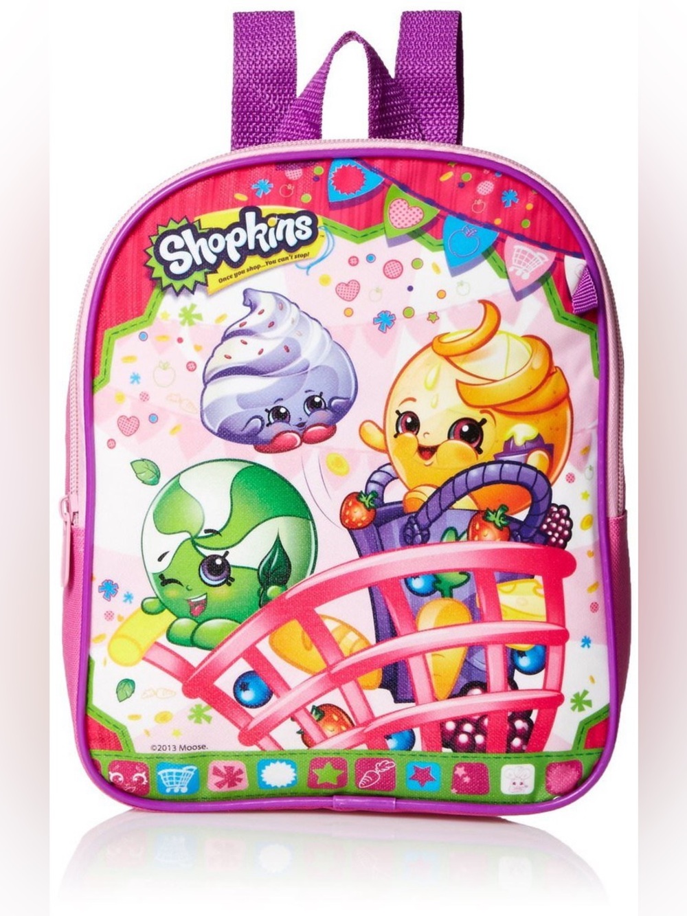 $10 Shopkins Kids Pink Backpack $10 WITH ANY $10 ORDER OR MORE